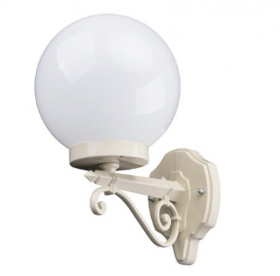 SIENA WALL BRACKET UP 250MM OPAL E27 BEIGE
